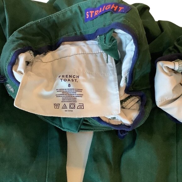French Toast Straight Uniform Pants Adjustable Waist Green Size 8 Girls Lot Of 3 - Picture 5 of 10
